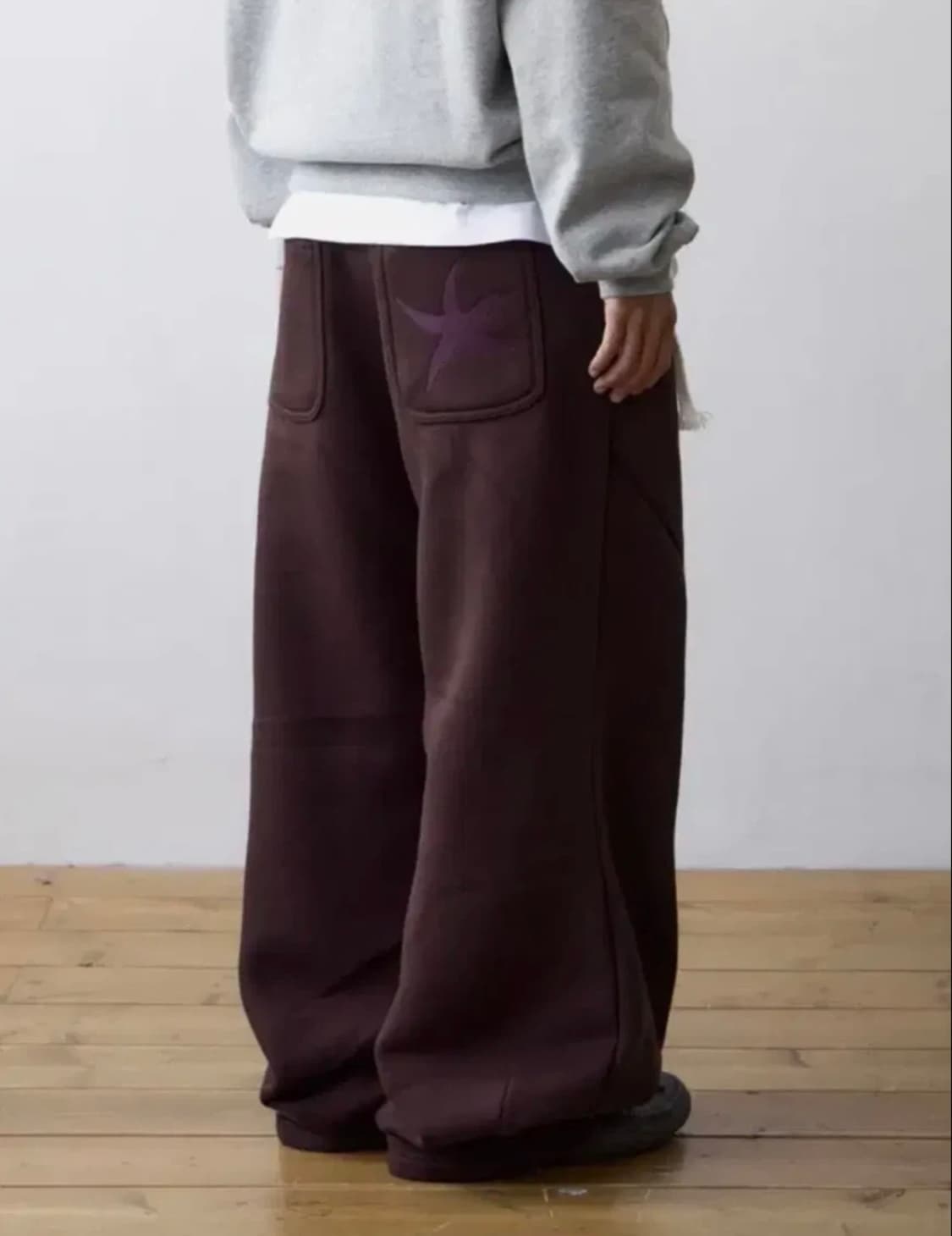 더콜디스트모먼트 TCM sweat pants 바지 버건디 S 상품이미지1