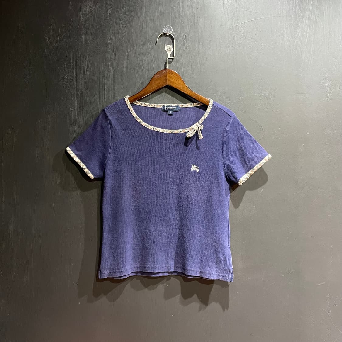 버버리 코튼 크롭탑 상품이미지1