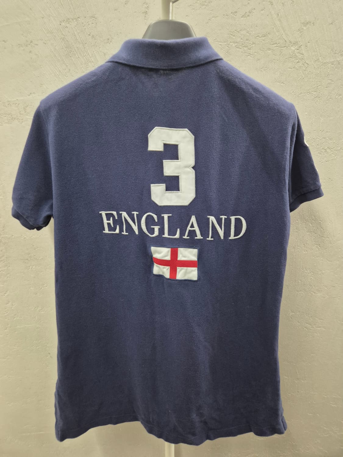 폴로 랄프로렌 잉글랜드 빅포니 반팔 카라티 네이비 L 상품이미지3