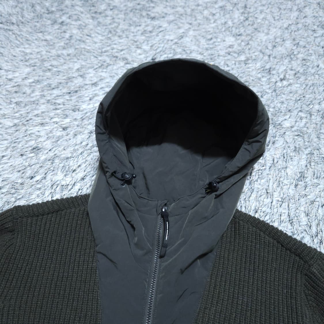 내셔널지오그래픽) M 남자 카키 후드집업 니트집업 / 왕눈이샵 상품이미지6