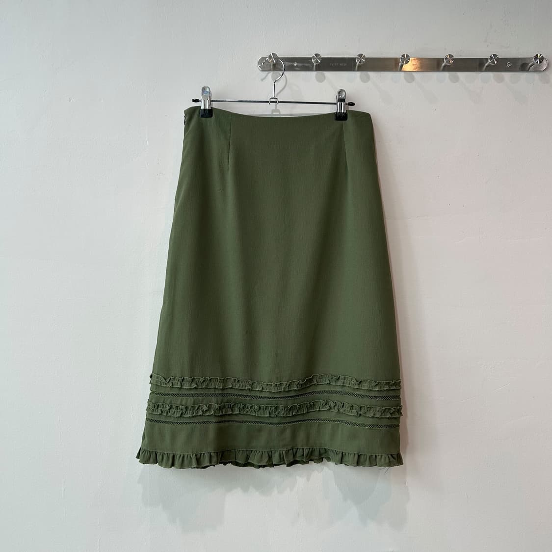 프릴디테일 미디 스커트 상품이미지3