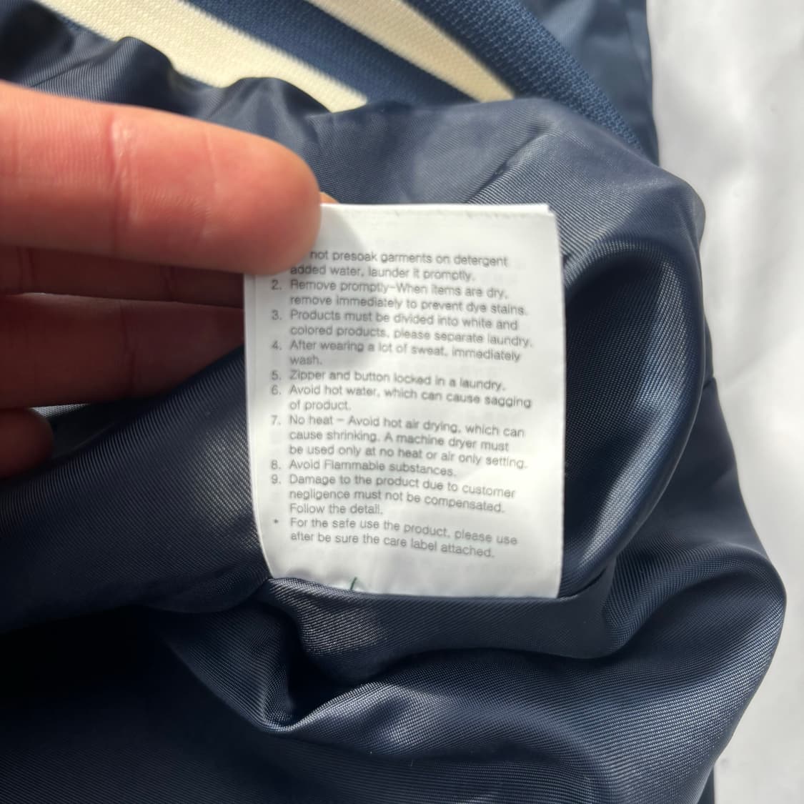 Lee 리 라이더스 네이비 바시티 자켓 XL 상품이미지10