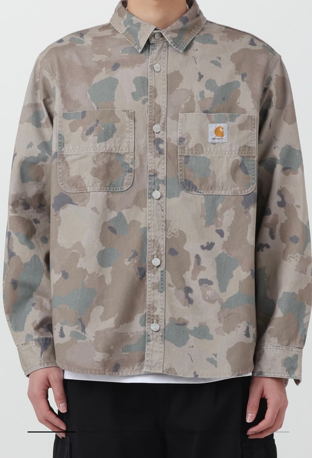 칼하트 wip 멜빌 셔츠 자켓 카모 m 상품이미지1