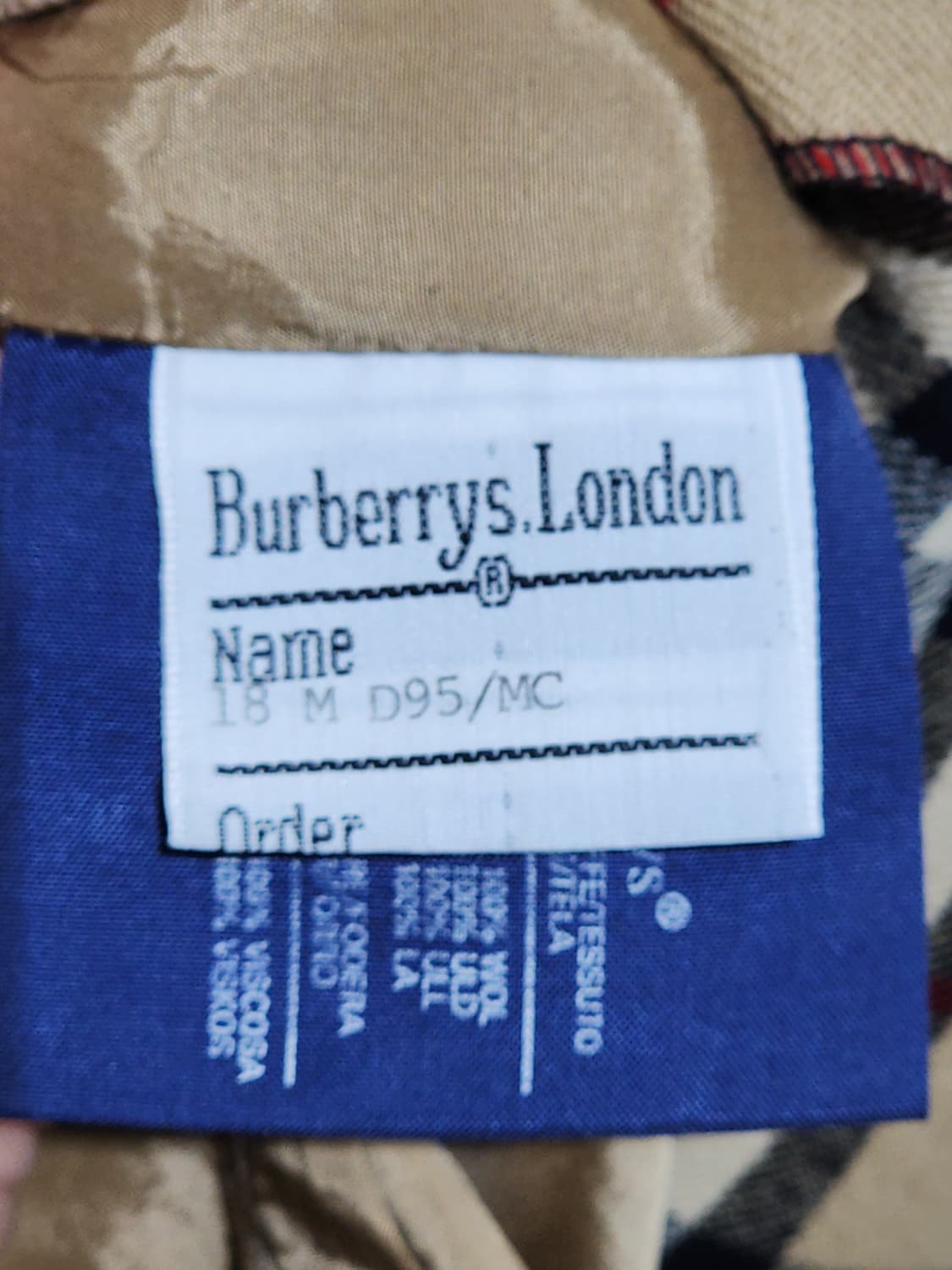 (31) 버버리 노바체크 스커트 울 모직 치마 영국판  상품이미지3