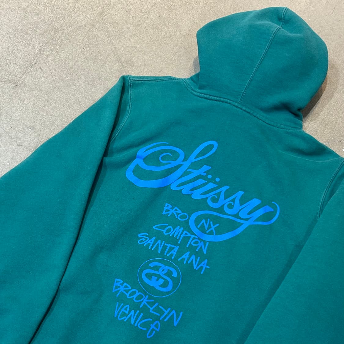 🫶🏻 스투시 Green 후드티 🫶🏻 상품이미지2