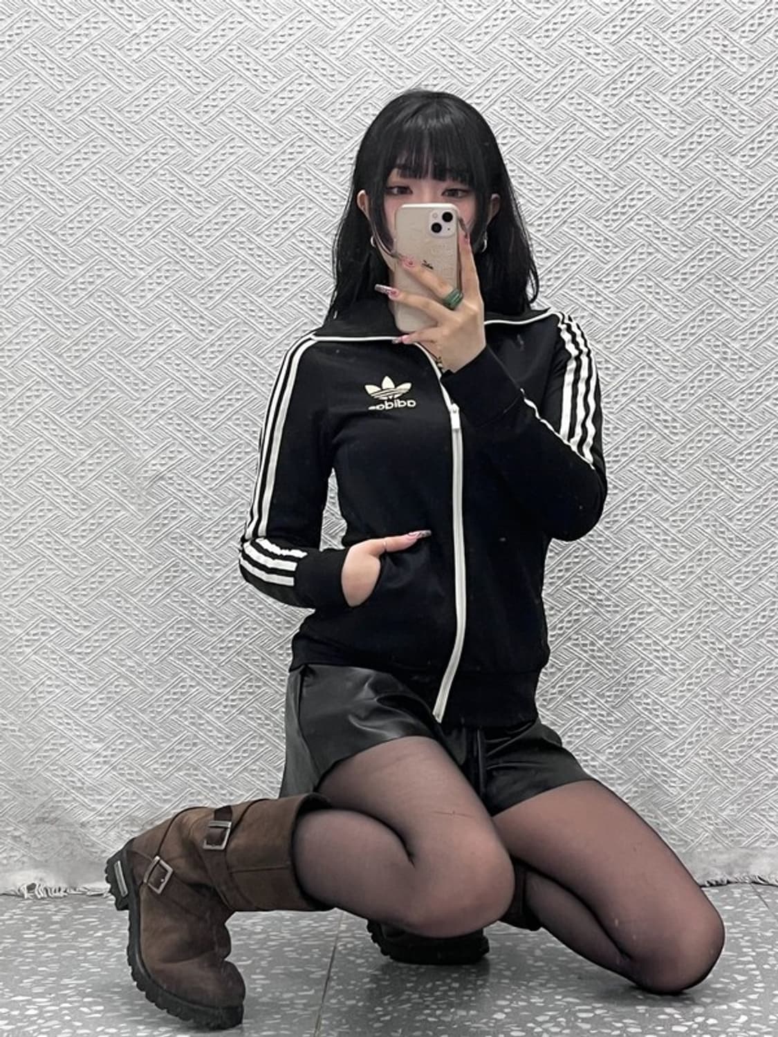 아디다스 유로파 빈티지 Y2K 딱붙핏 져지 집업 95 C11583 상품이미지1