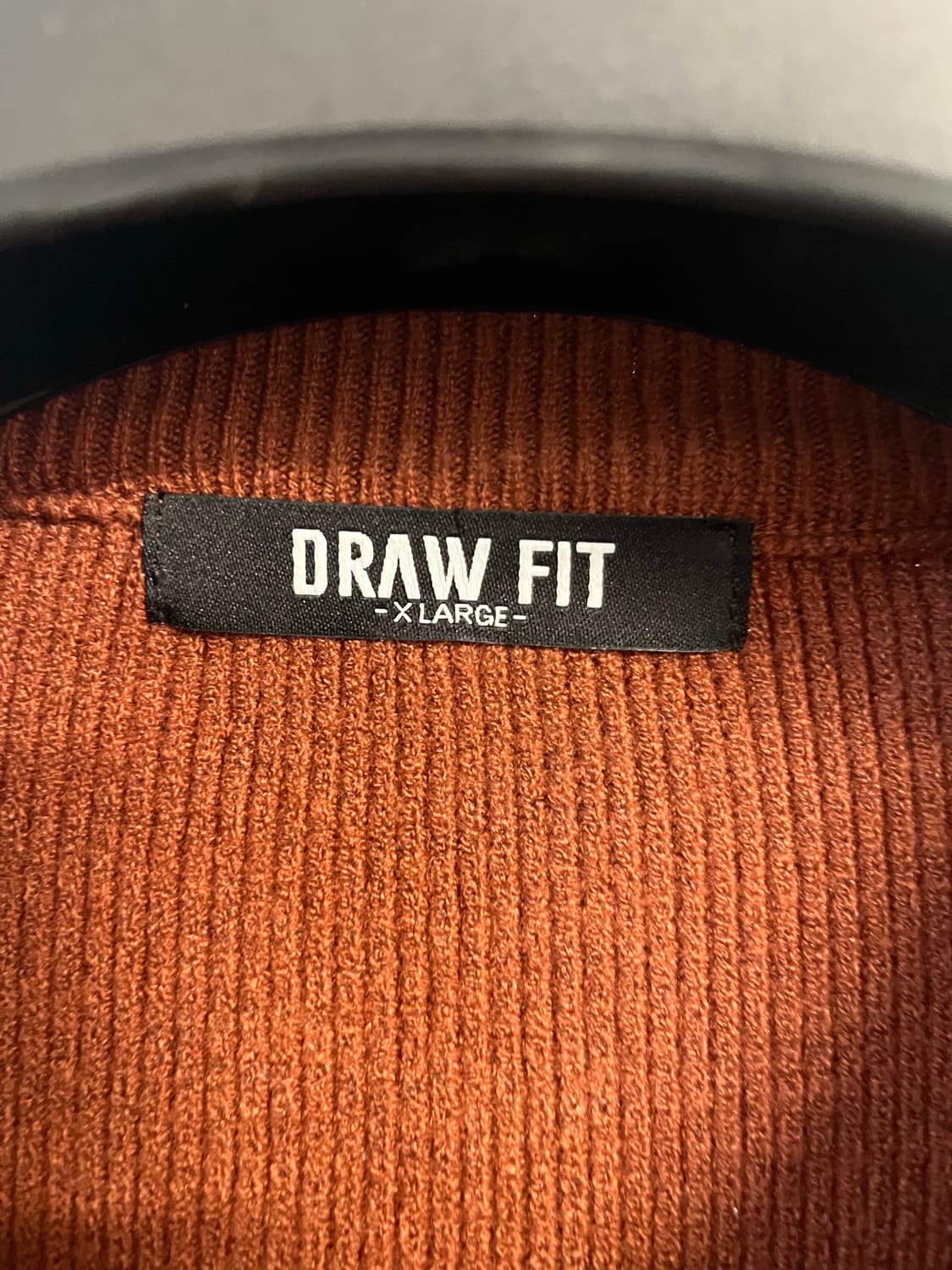 드로우핏 가디건 XLarge 주황색 상품이미지4