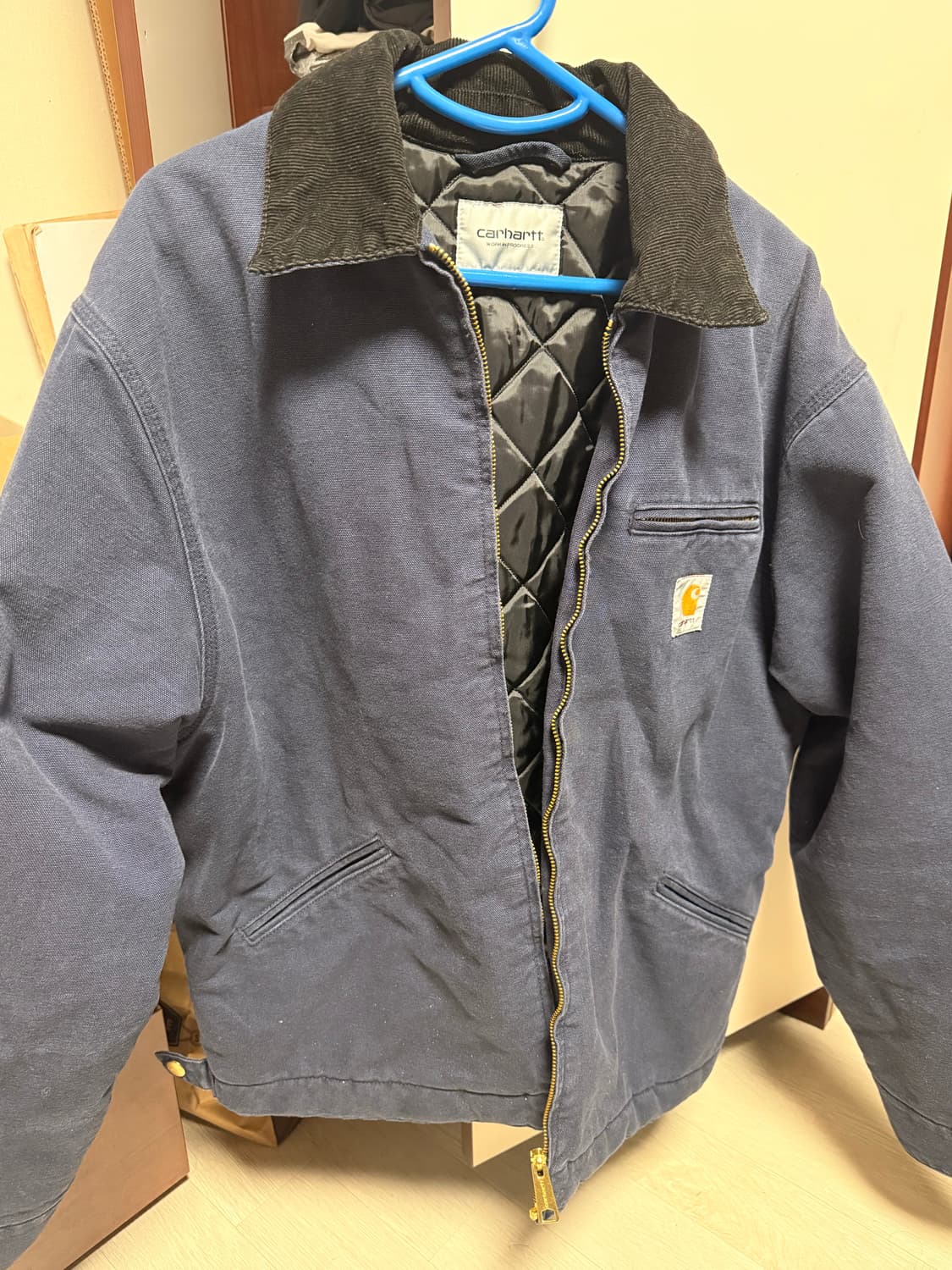 칼하트 wip 디트로이트 블루 에이지드 s 상품이미지1