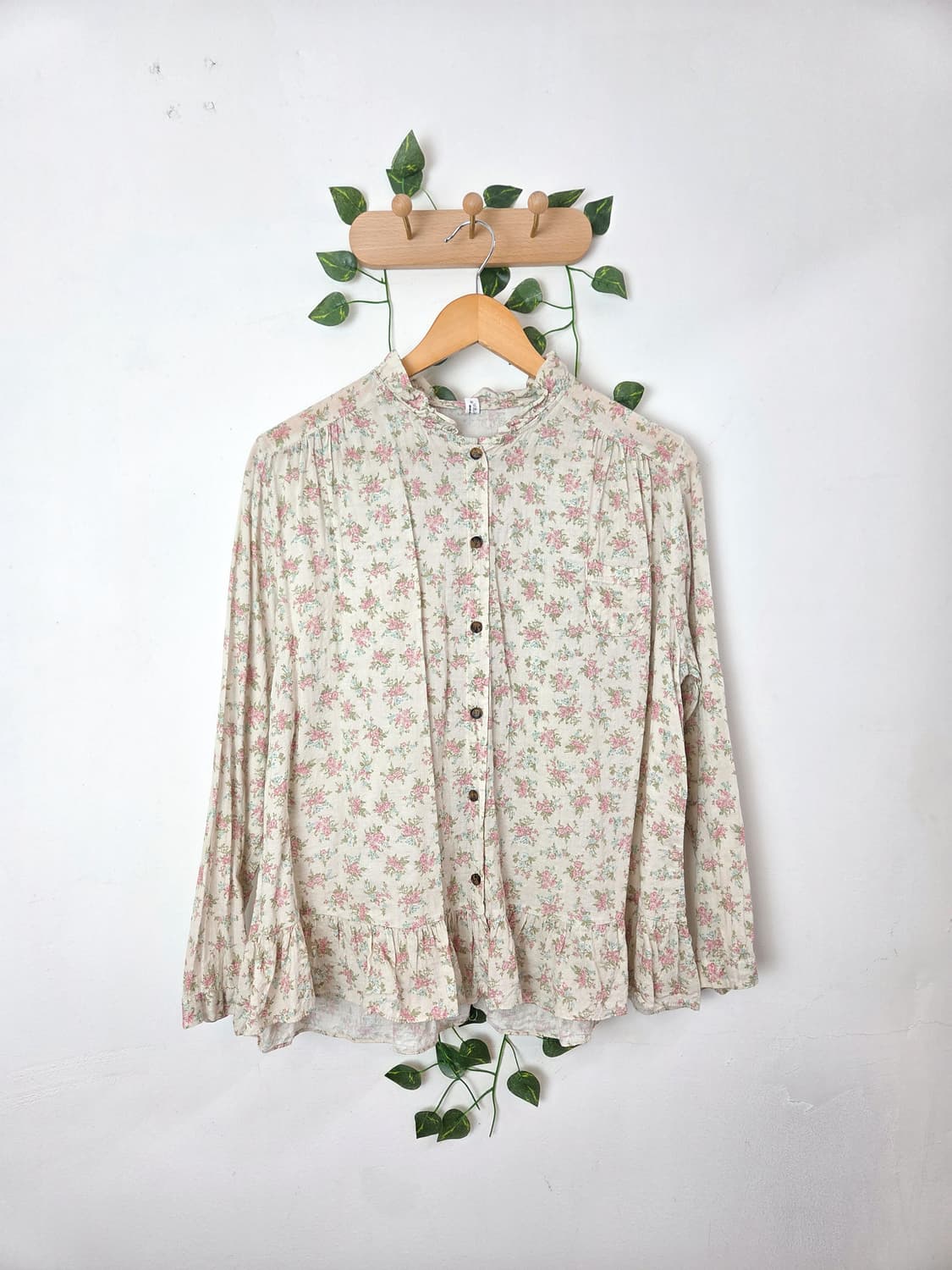 잔꽃 코지 블라우스 상품이미지1