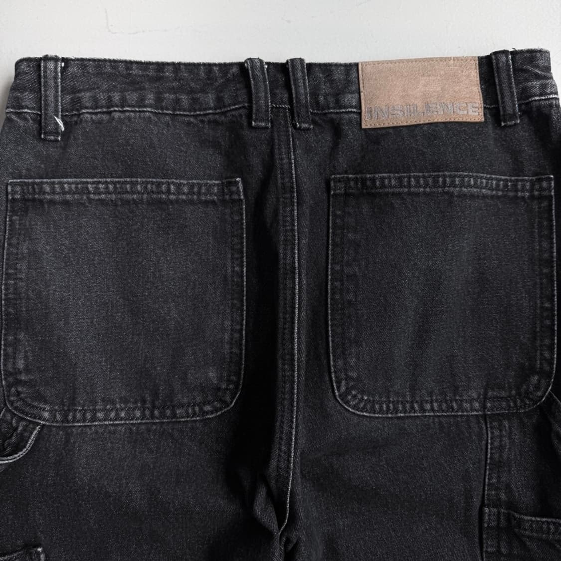 인사일런스 카펜터 흑청 와이드 데님팬츠 상품이미지5