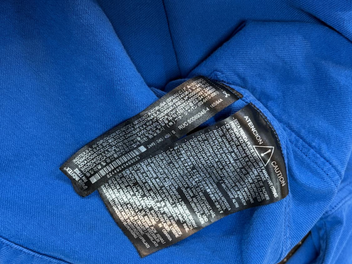 자라 프랜치 워크 면 자켓 블루 상품이미지5