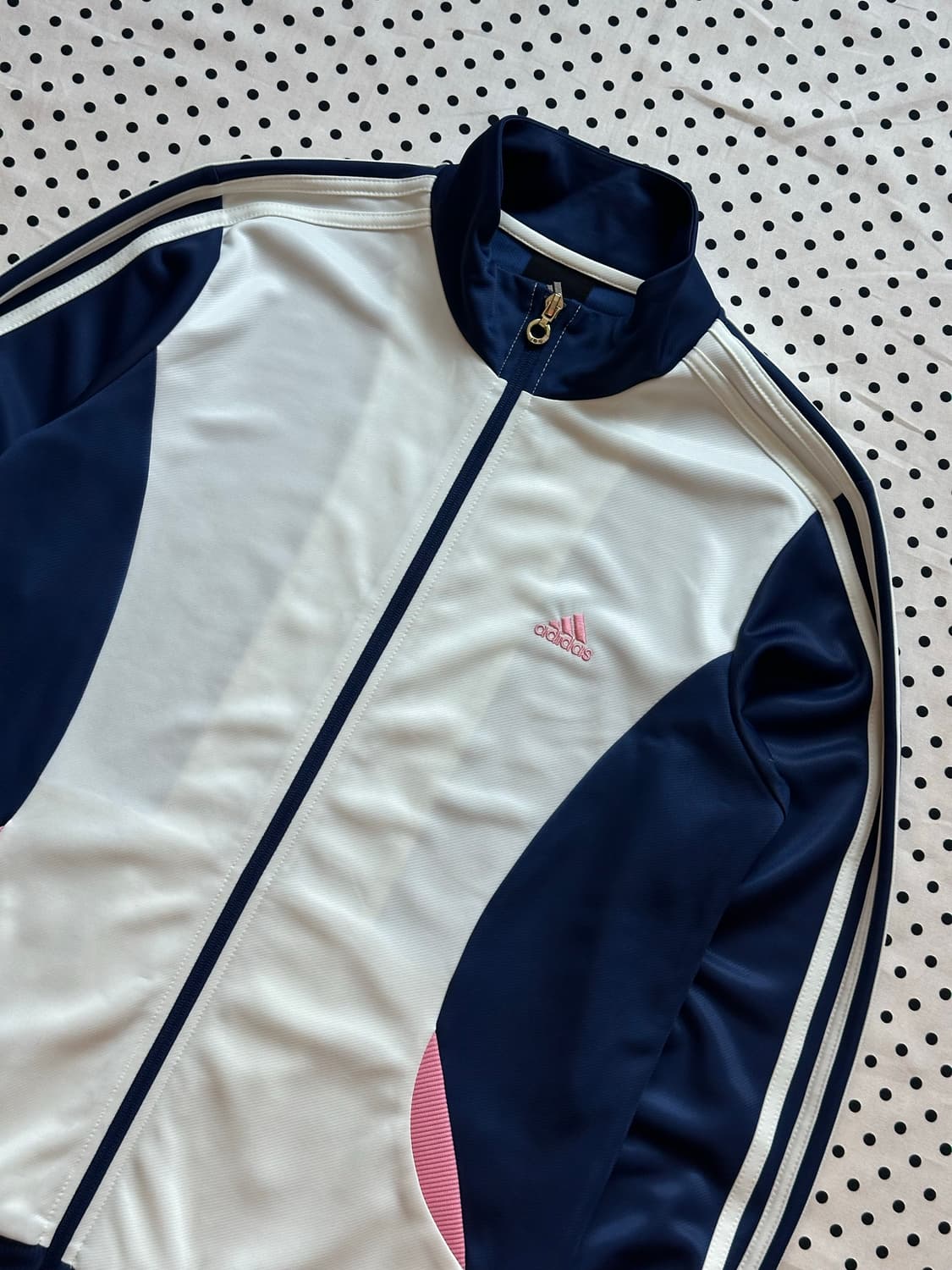아디다스 트랙탑 져지 네이비핑크 희귀져지 상품이미지3