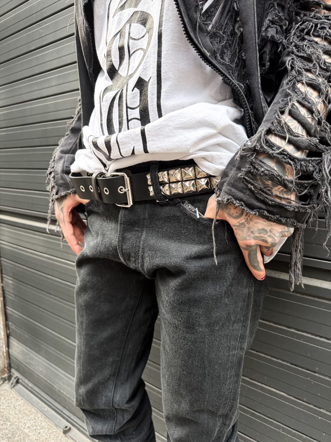 CELT&COBRA – Black Denim Pants 상품이미지2