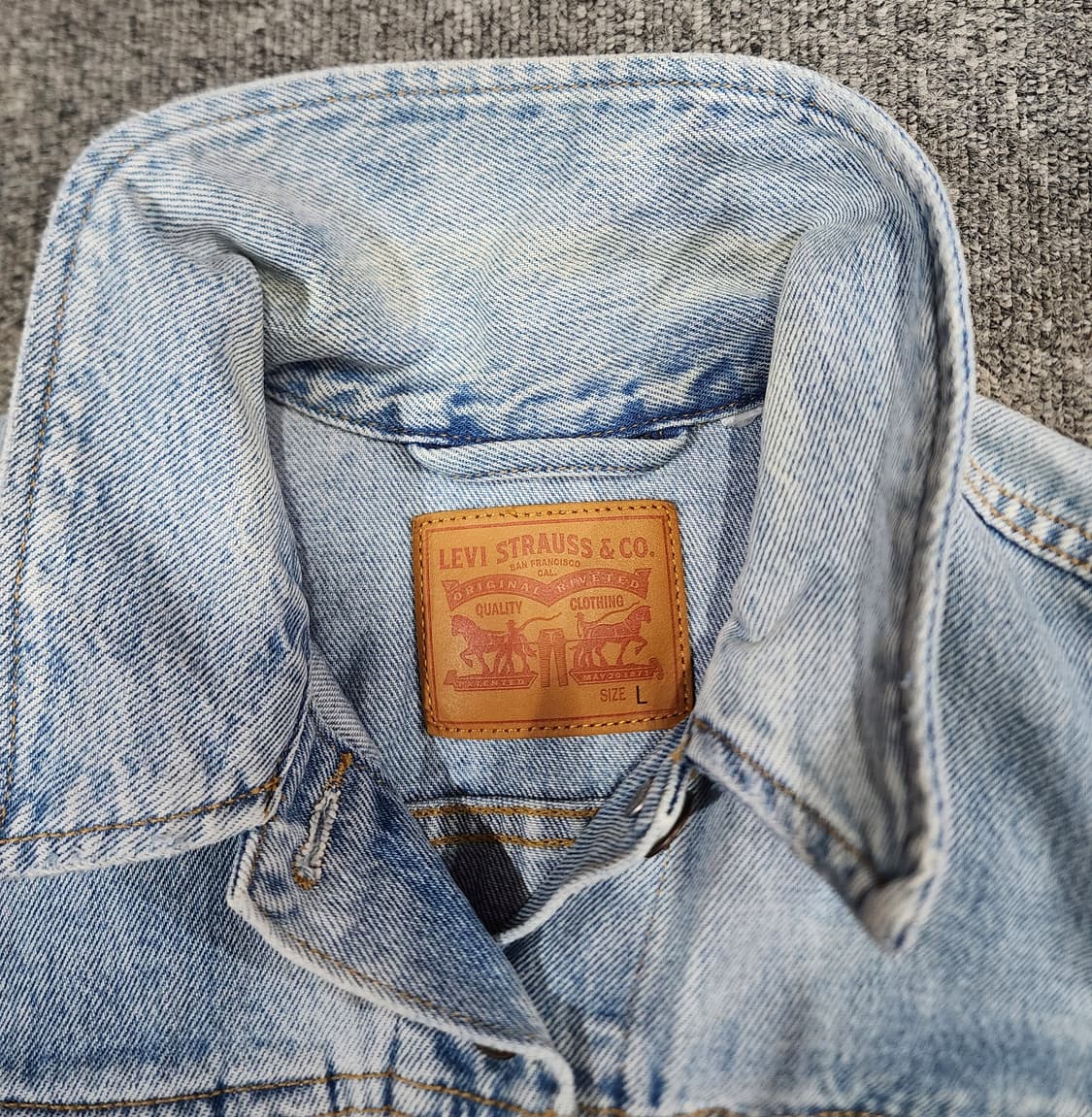 리바이스 트러커 데님자켓 청자켓 L 상품이미지4