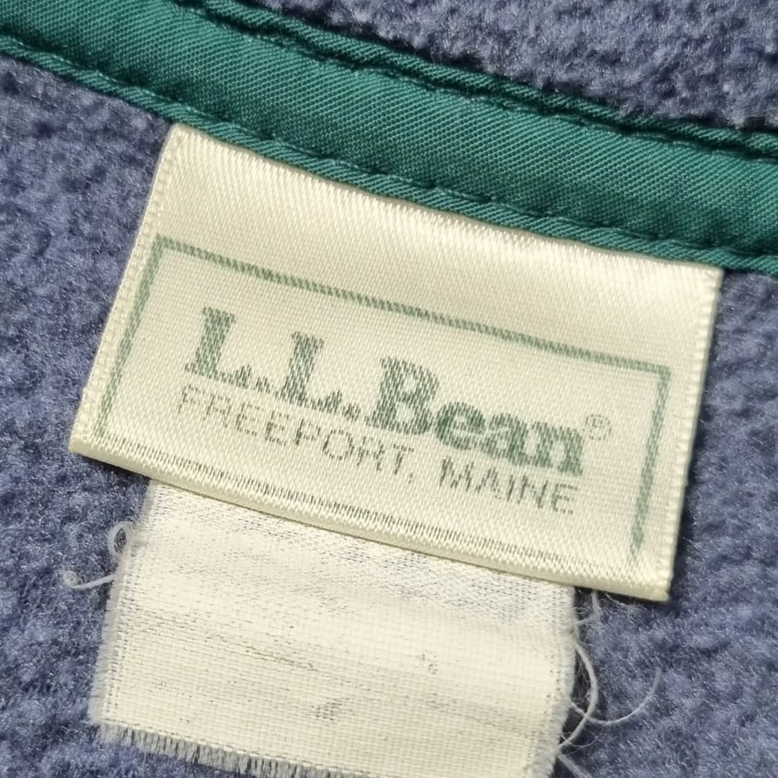 80s L.L.BEAN. 엘엘빈 스냅 풀오버 후리스 M 상품이미지3
