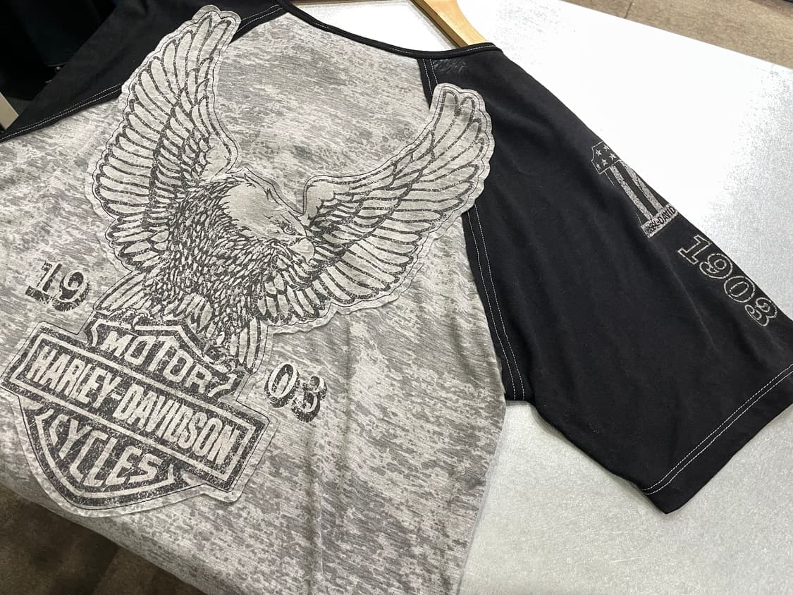 Harley Davidson 할리 브이넥 나그랑 반팔티 상품이미지8