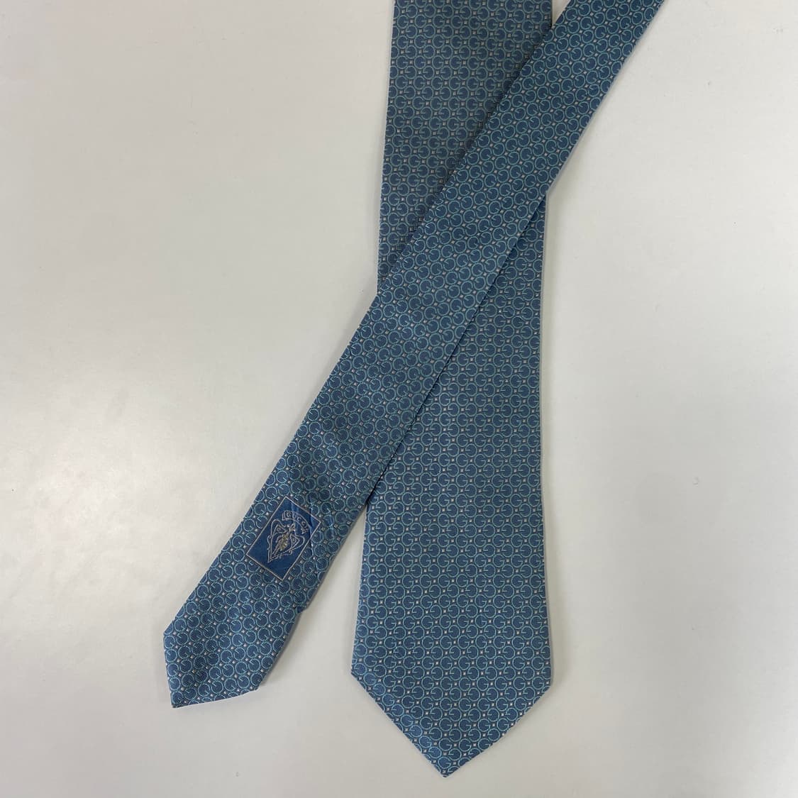 구찌(GUCCI)  G모노그램  명품 정품 넥타이 8.2cm 상품이미지1