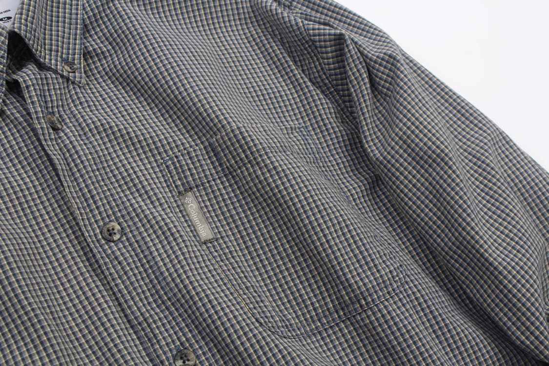 COLUMBIA Check Button Down Shirt Made In 상품이미지4