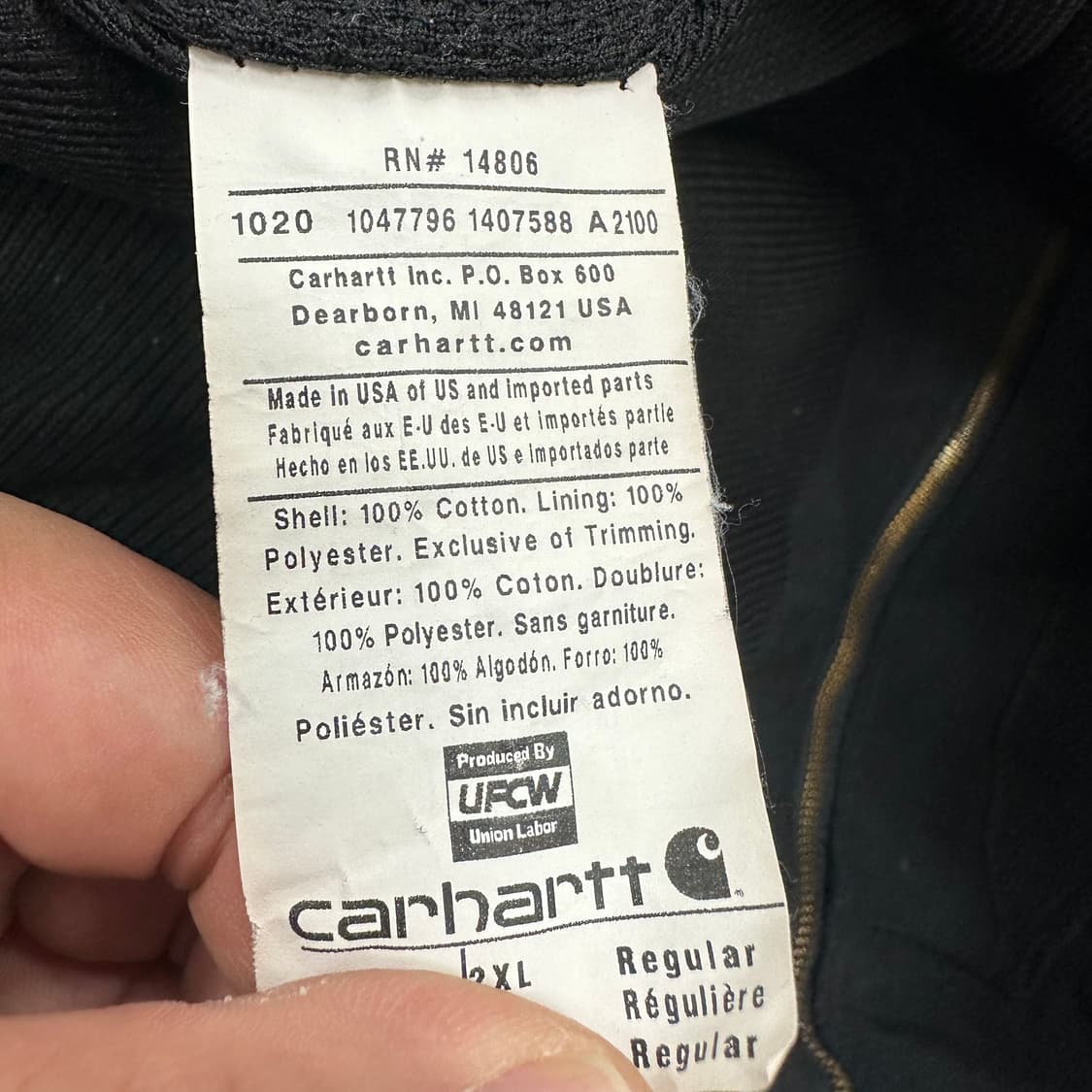 칼하트 OG 덱 액티브 워크자켓 상품이미지5