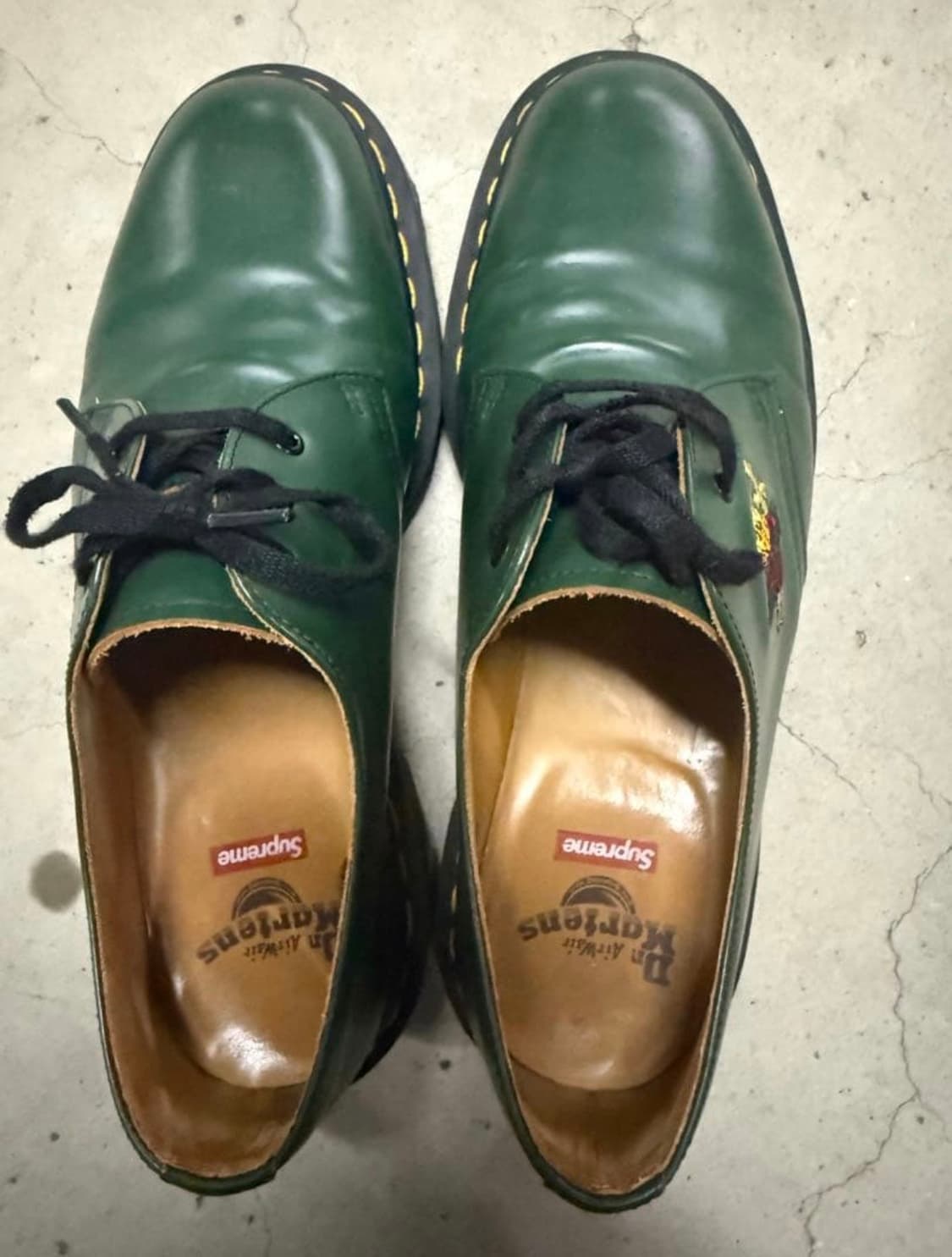 닥터마틴 x 슈프림 세크리드 하트 그린 260 -265 (UK7) 상품이미지4