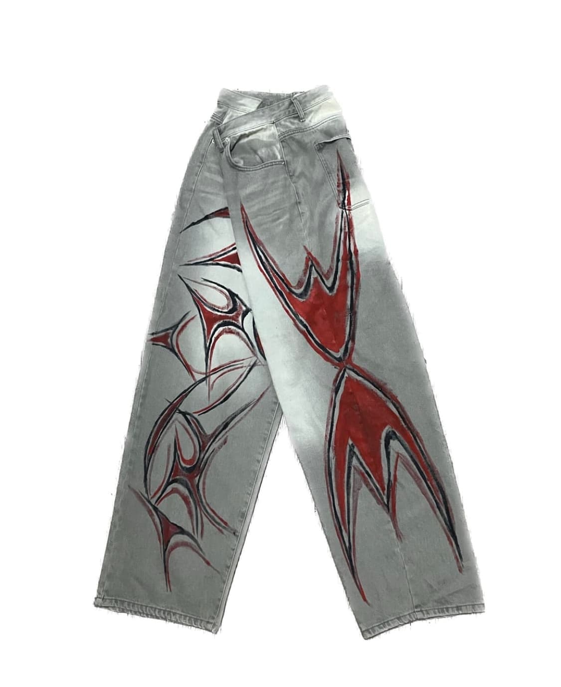 Red knife custom gray pants 상품이미지3