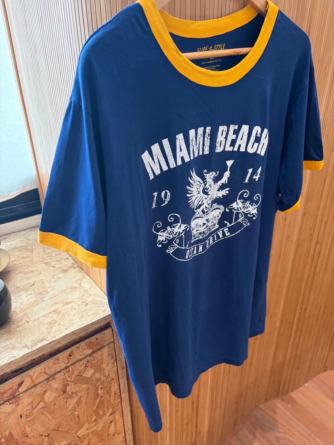 Surf Style Ringer T-shirt 상품이미지1