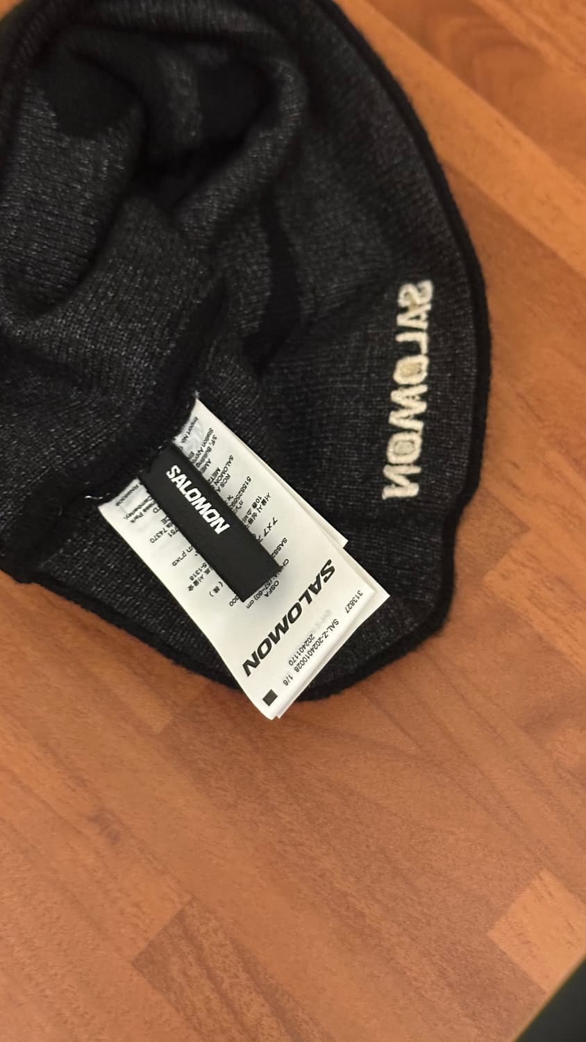 살로몬 salomon 링크 비니 블랙  상품이미지2