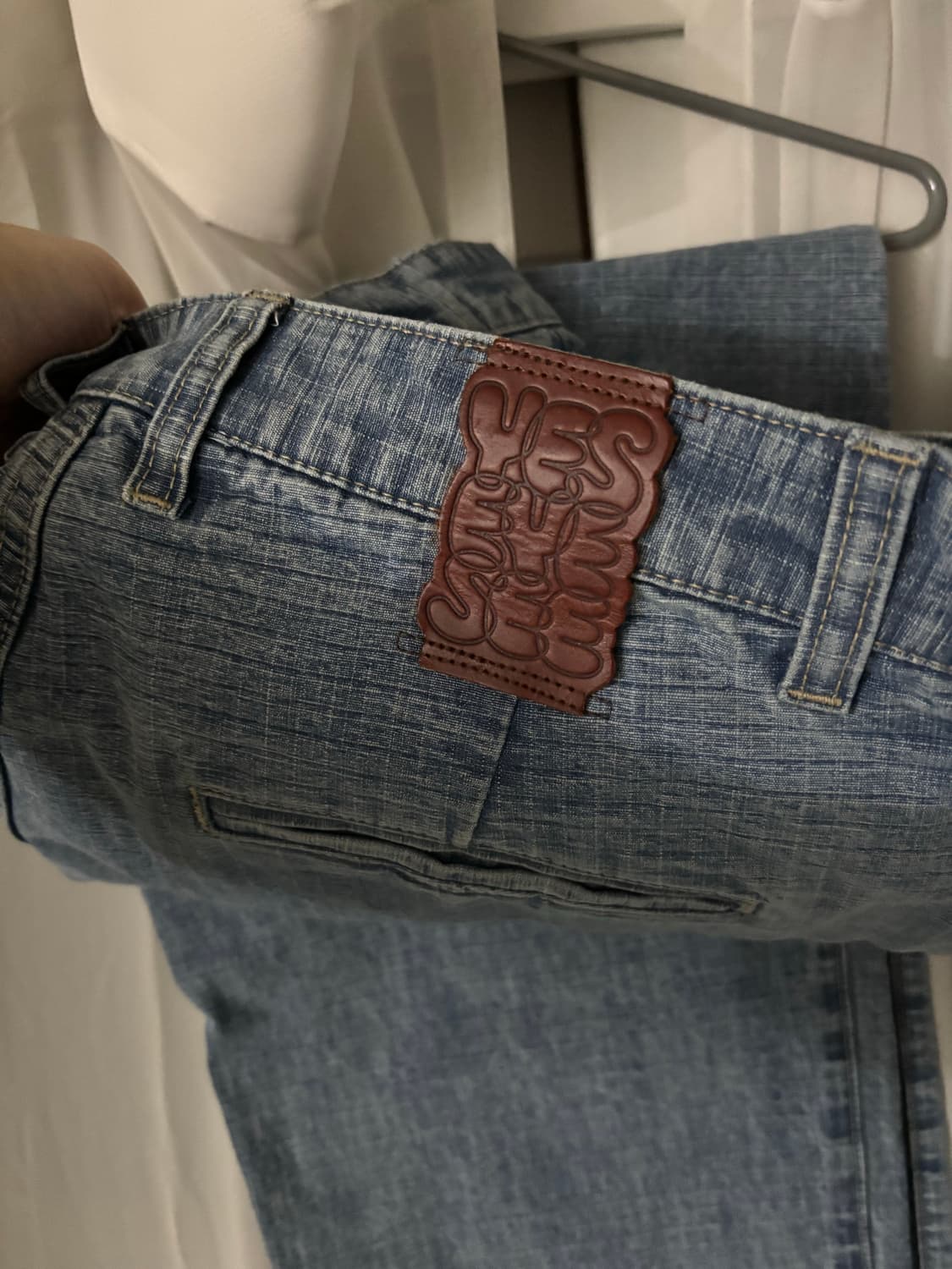 예스아이씨 서지수 착용 연청 데님 팬츠 상품이미지5