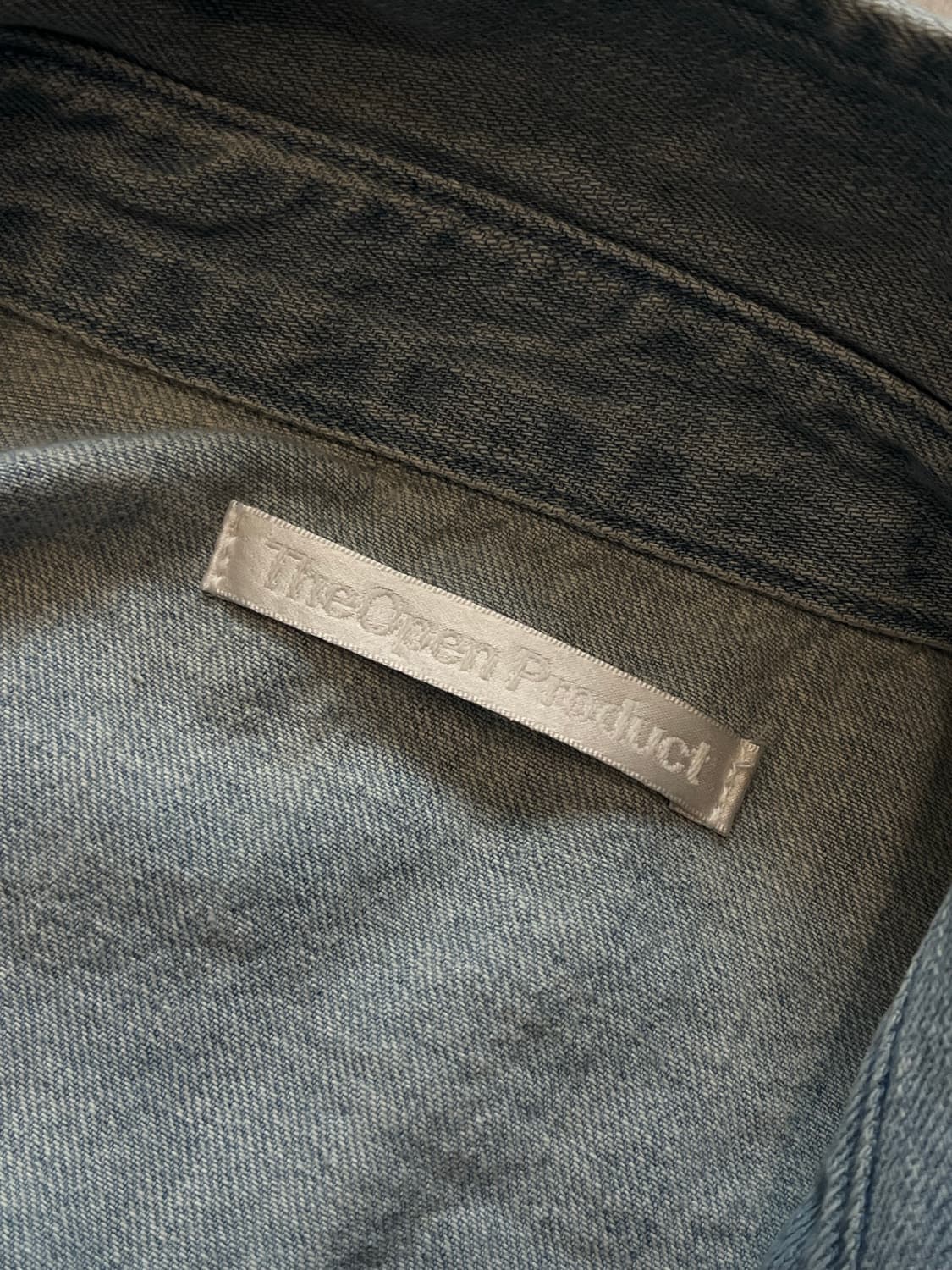 더오픈프로덕트 데님 반팔 셔츠  상품이미지5