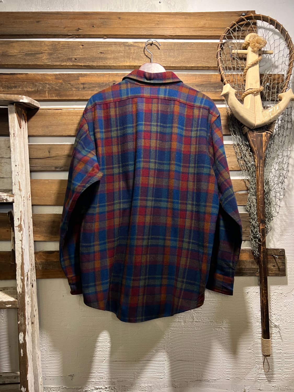 [L]펜들턴 Made in USA 타탄체크 버진 울 셔츠 상품이미지6