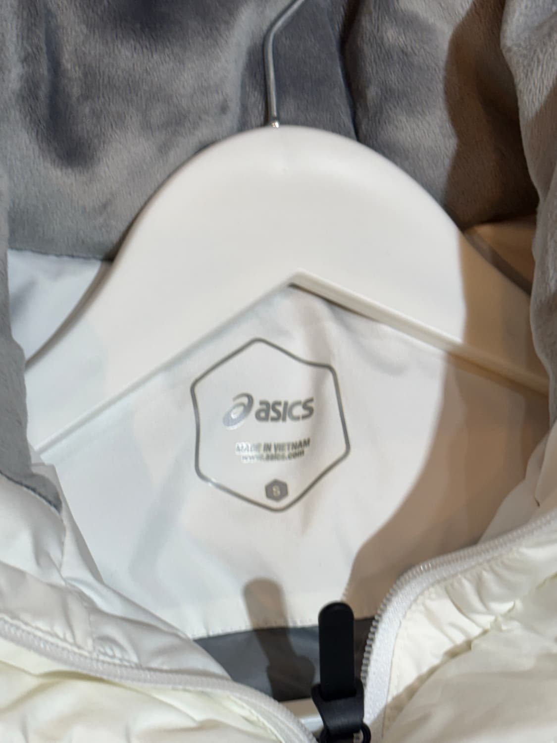 아식스 롱패딩 구스다운 화이트 S사이즈 상품이미지5