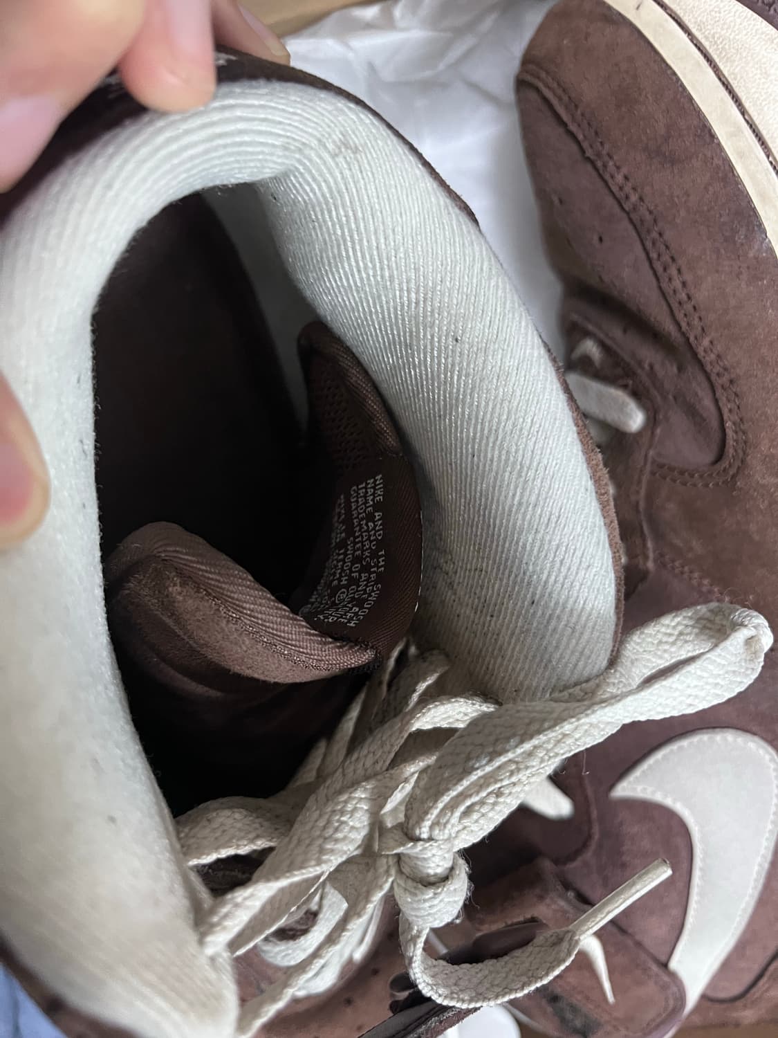 나이키 에어포스 1 미드 07 QS 초콜릿 290 상품이미지4