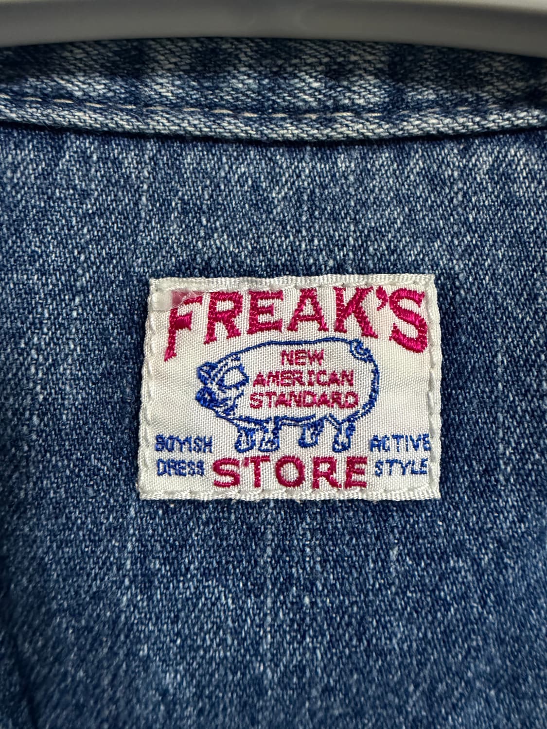 프릭스 스토어 데님 셔츠 원피스 상품이미지3