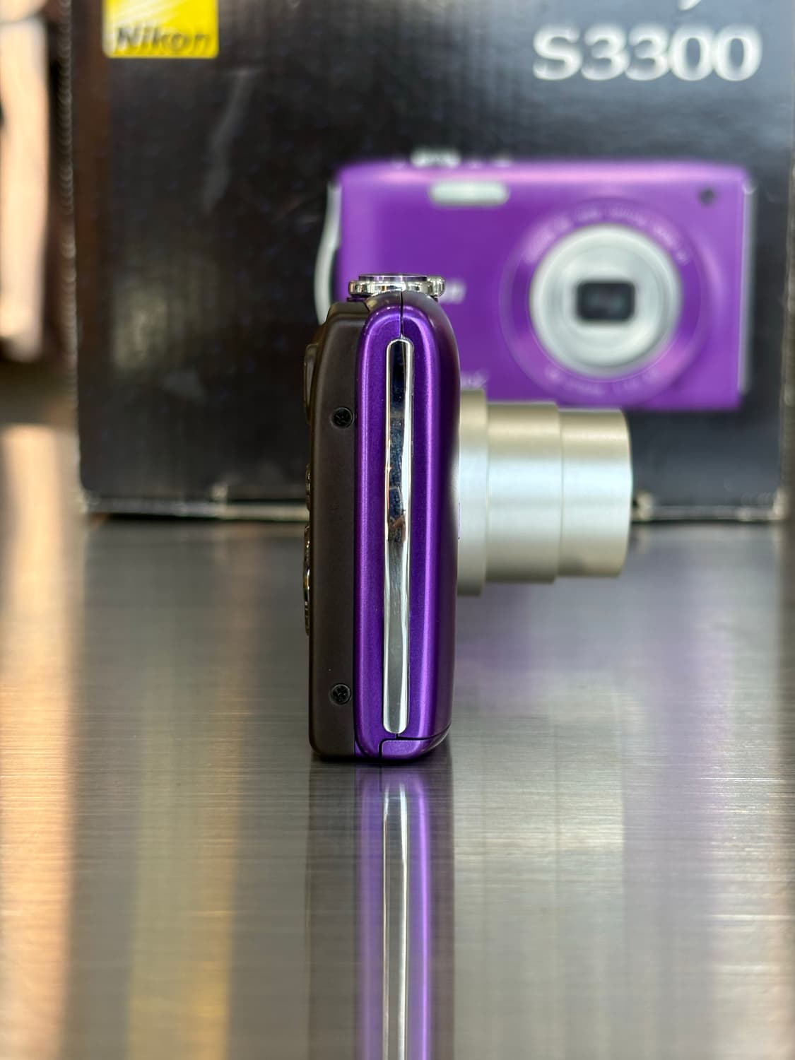 박스O/날짜표시)니콘 쿨픽스 s3300 퍼플 빈티지디카 상품이미지4