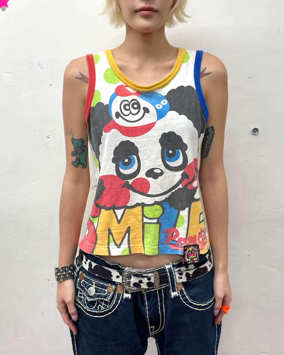 Smile Panda Mushroom Kitchen Sleeveless 상품이미지3