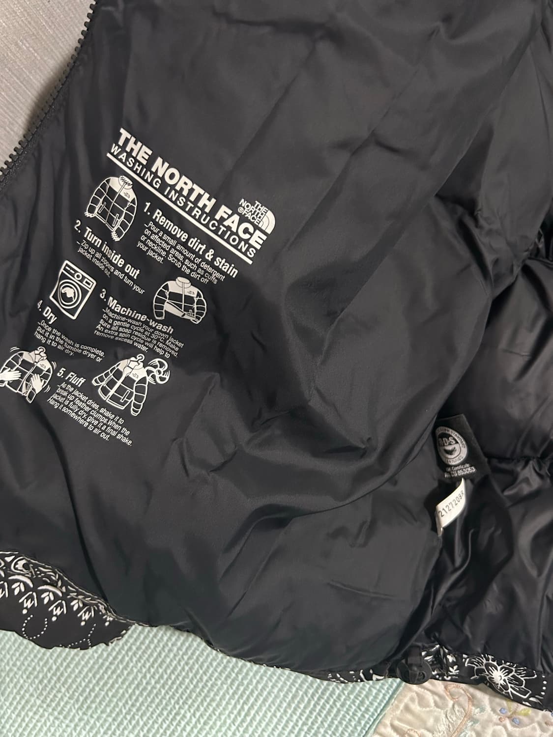 노스페이스 반다나 눕시 패딩 M/95 상품이미지5