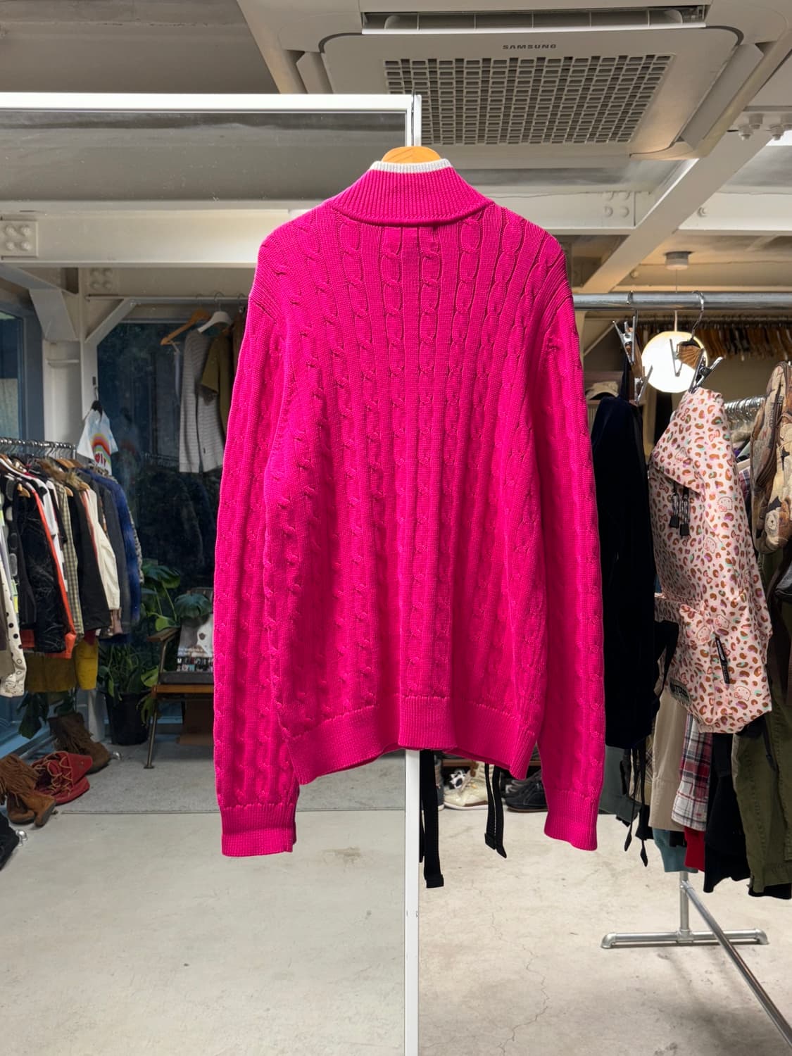 랄프로렌 로렌 액티브 니트 집업 상품이미지3