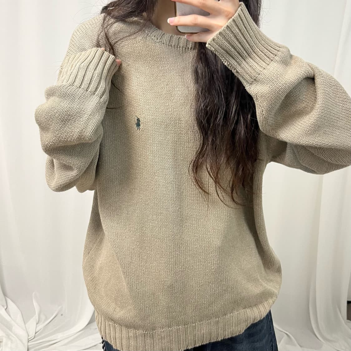 Polo Ralph Lauren beige knit ㅣ 상품이미지3