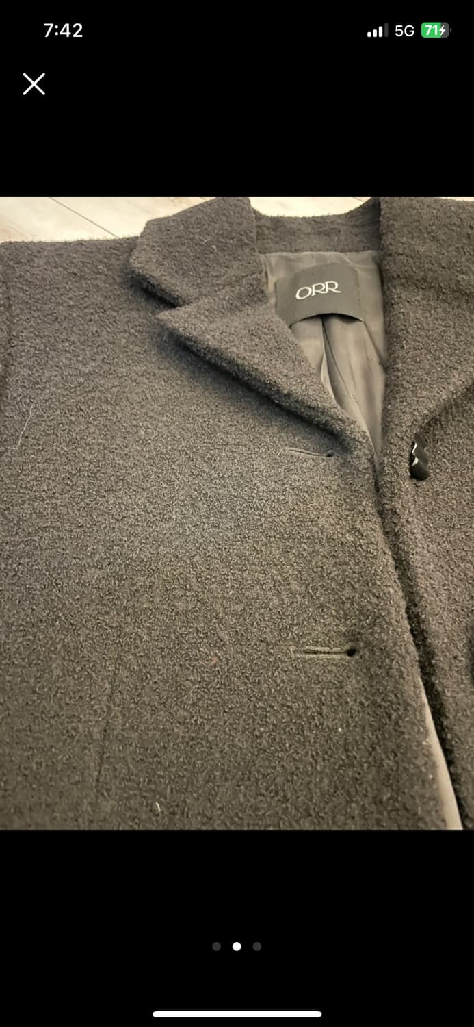 ORR 오르 블랙 롱코트  상품이미지3