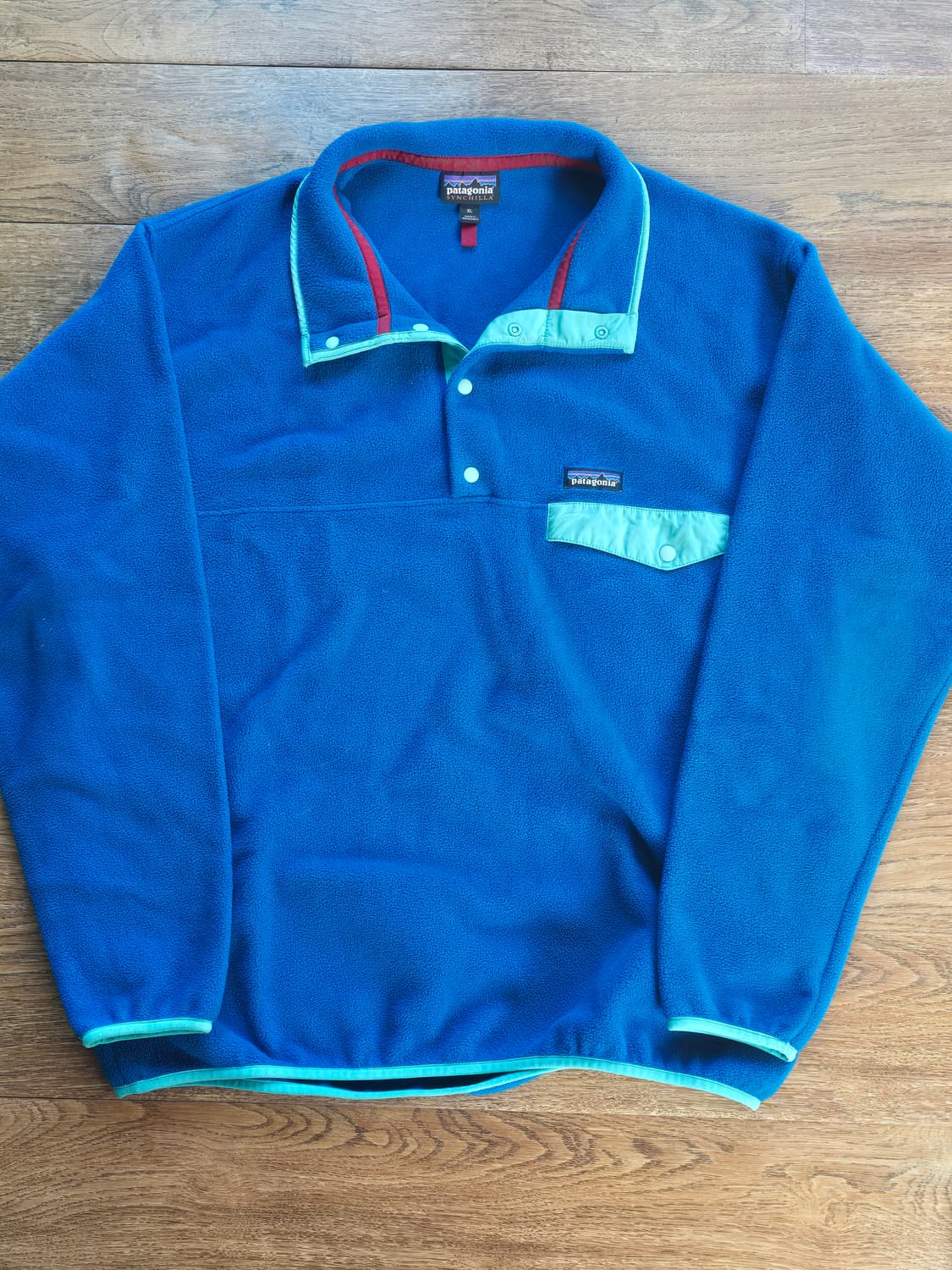 파타고니아 신칠라 스냅티 블루/민트 XL 상품이미지2