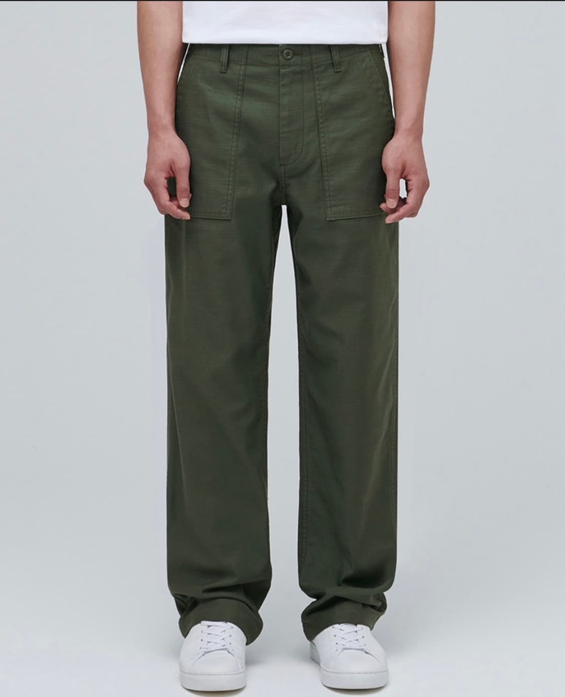 [33]무신사스탠다드 퍼티그 팬츠/세이지그린 상품이미지2