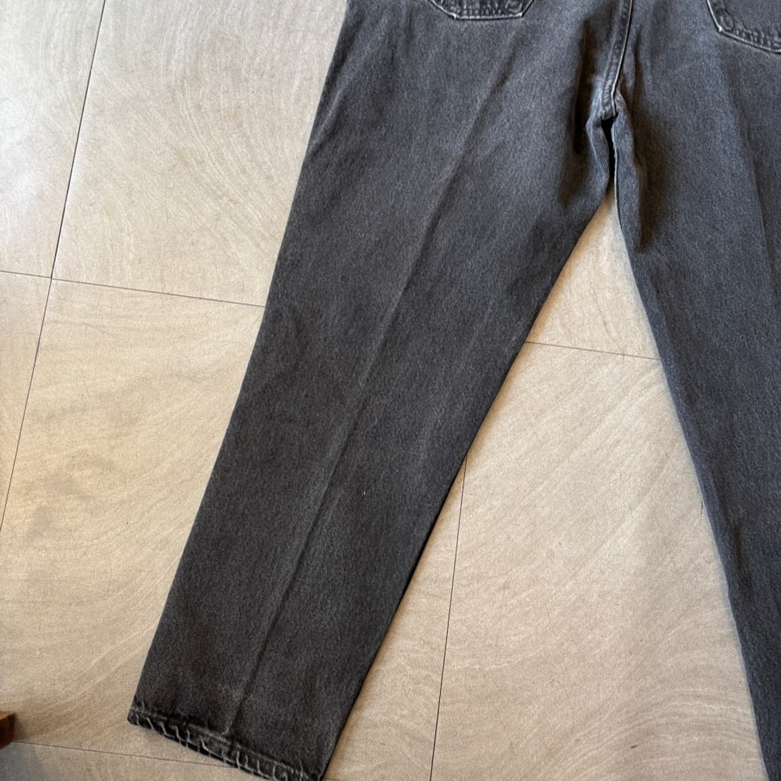 93년 6월 미국 생산 리바이스 545 데님 블랙 팬츠 상품이미지9