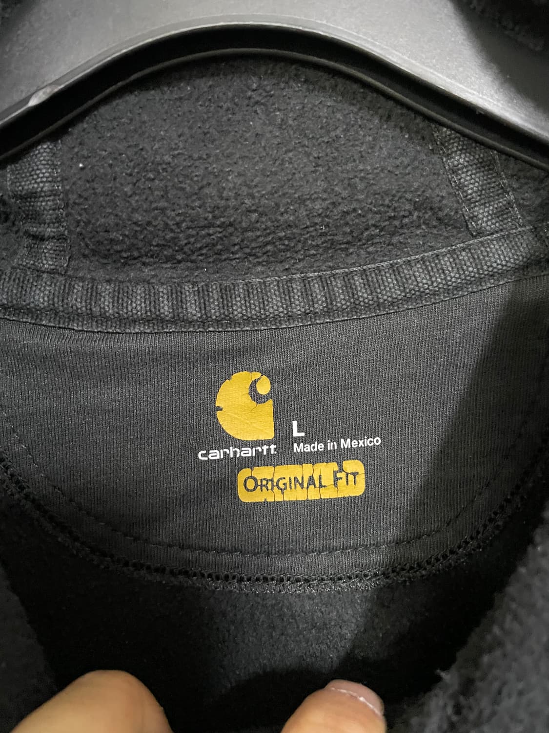 칼하트 블랙 후드티 상품이미지5