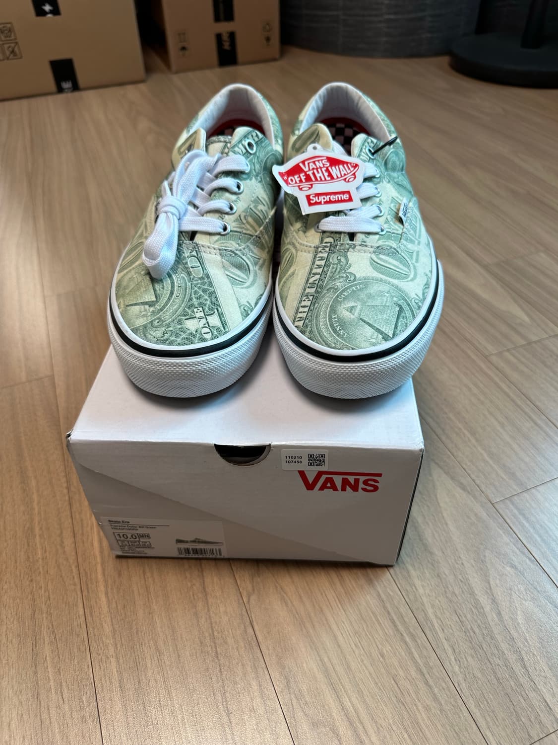 반스 x 슈프림 에라 달러 그린 280 상품이미지3