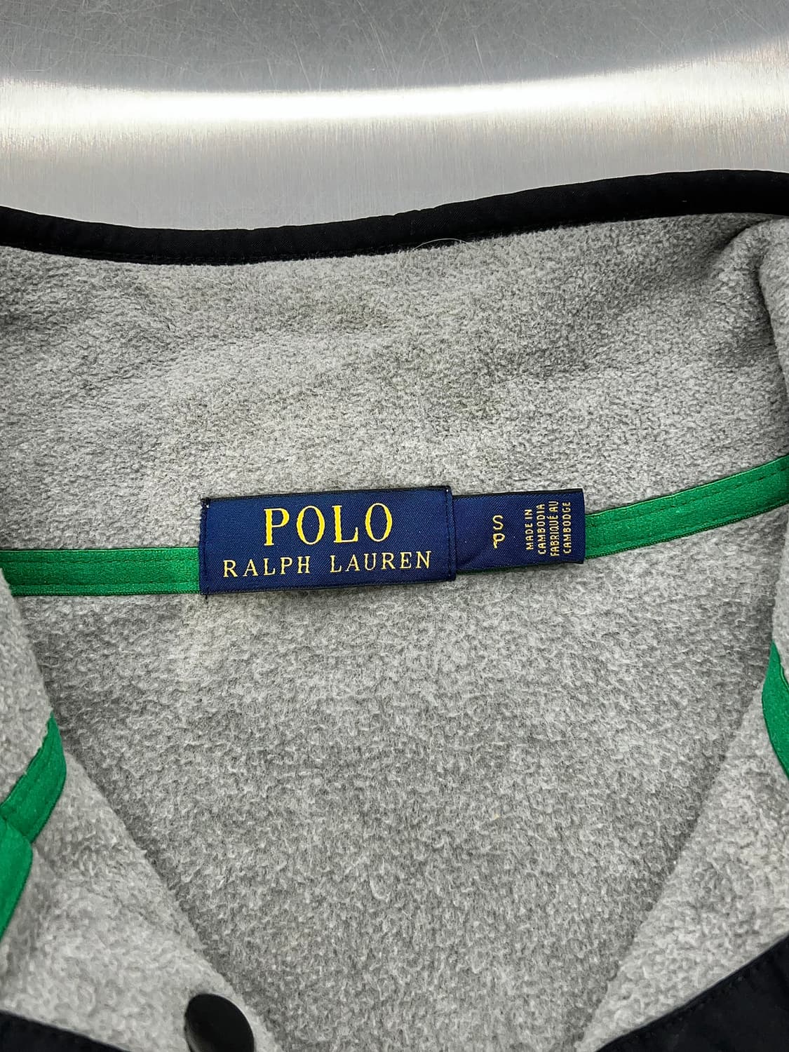 폴로 랄프로렌 라이트 그레이 모크넥 풀오버 플리스 상품이미지7