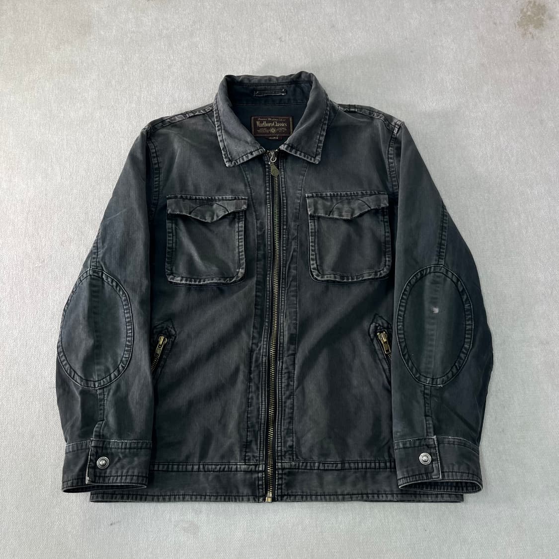 105 90s 말보루클래식 챠콜 데님 셔츠자켓 상품이미지1