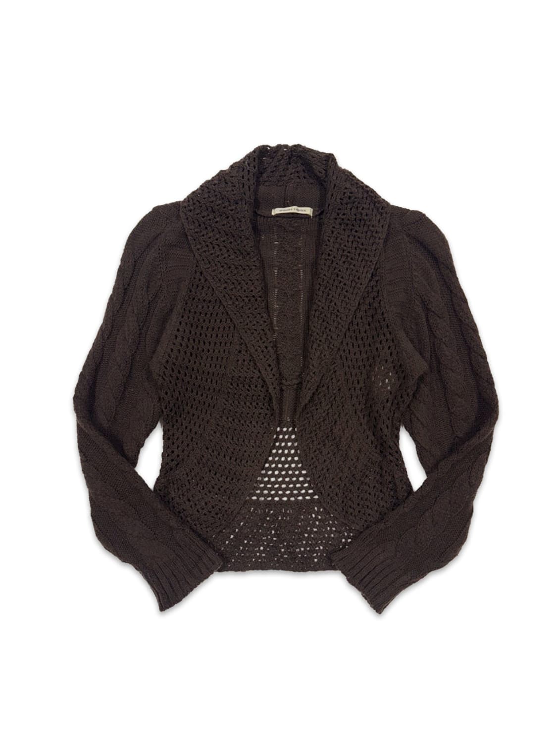 빈티지 브라운 모리 니트 가디건 상품이미지1