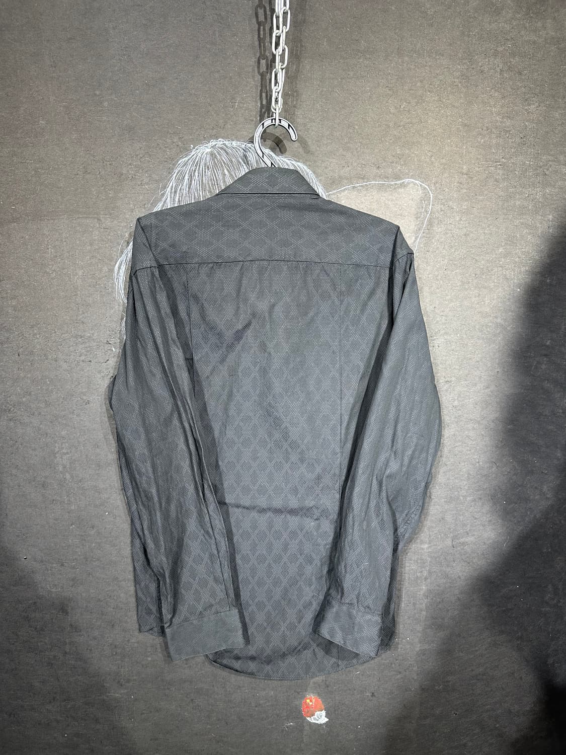 발렌시아가 고딕 블랙 클래식 패턴 셔츠 자켓 L 상품이미지8