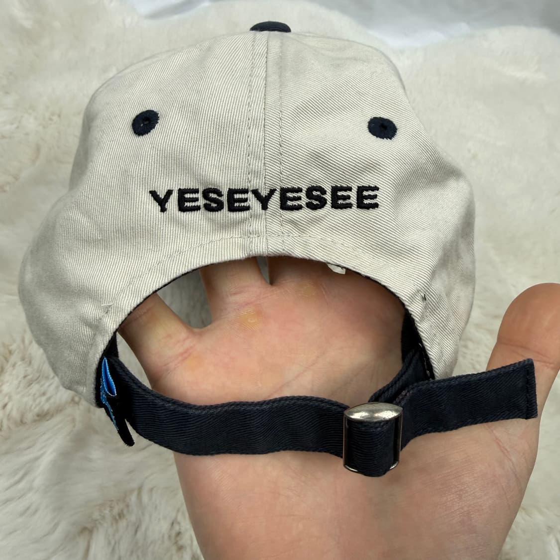 OS) 예스아이씨 자수로고 볼캡 상품이미지3