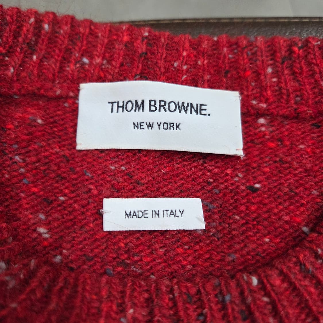 톰브라운 4선 모헤어 니트 상품이미지2